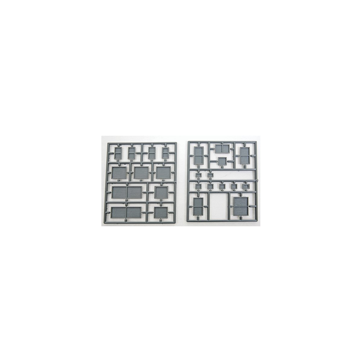 Assorted Wood Crates -- Plastic Kit pkg(8), HO, Tichy Train Group 8174