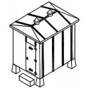 Instrument Shed -- 6 x 8′, HO, Details West 907