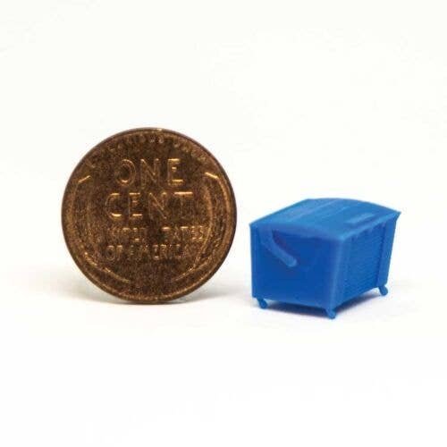 Dumpster -- Square Rear Load without Casters, N, All Scale Miniatures 1601649