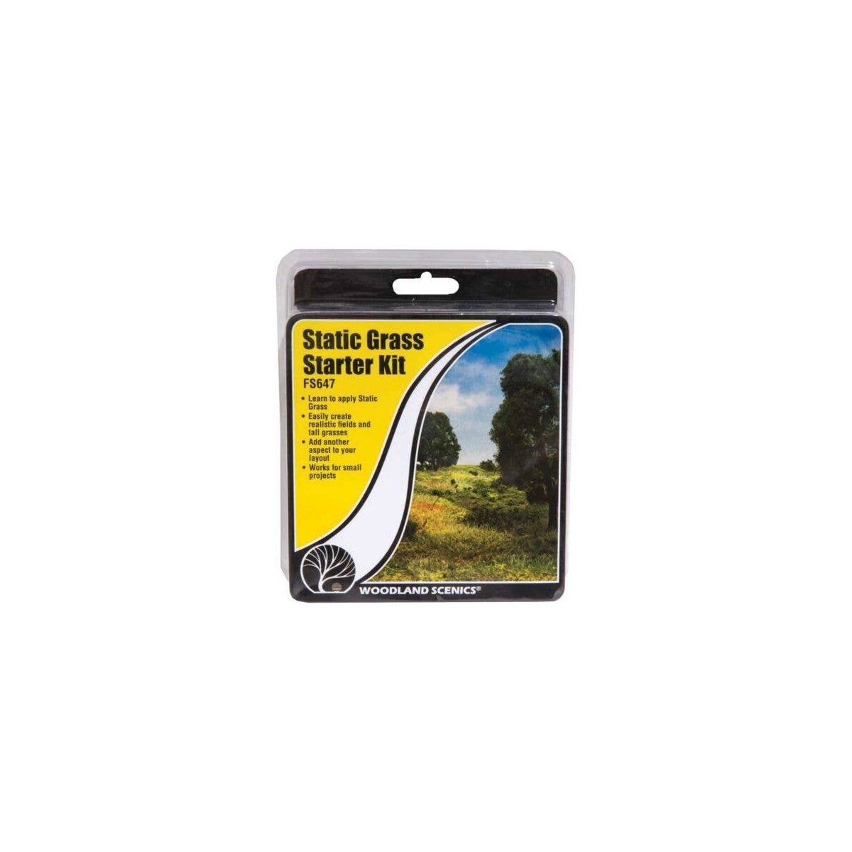 Field System -- Static Grass Starter Kit, All Scales, Woodland Scenics 647