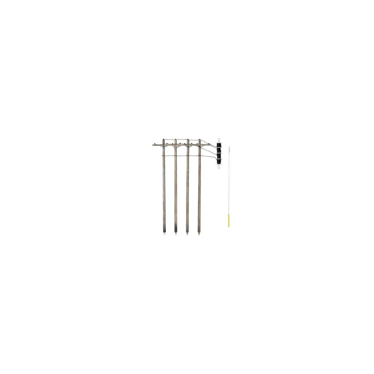 Pre-Wired Poles - Utility System -- Single-Crossbar, HO, Woodland Scenics 2265