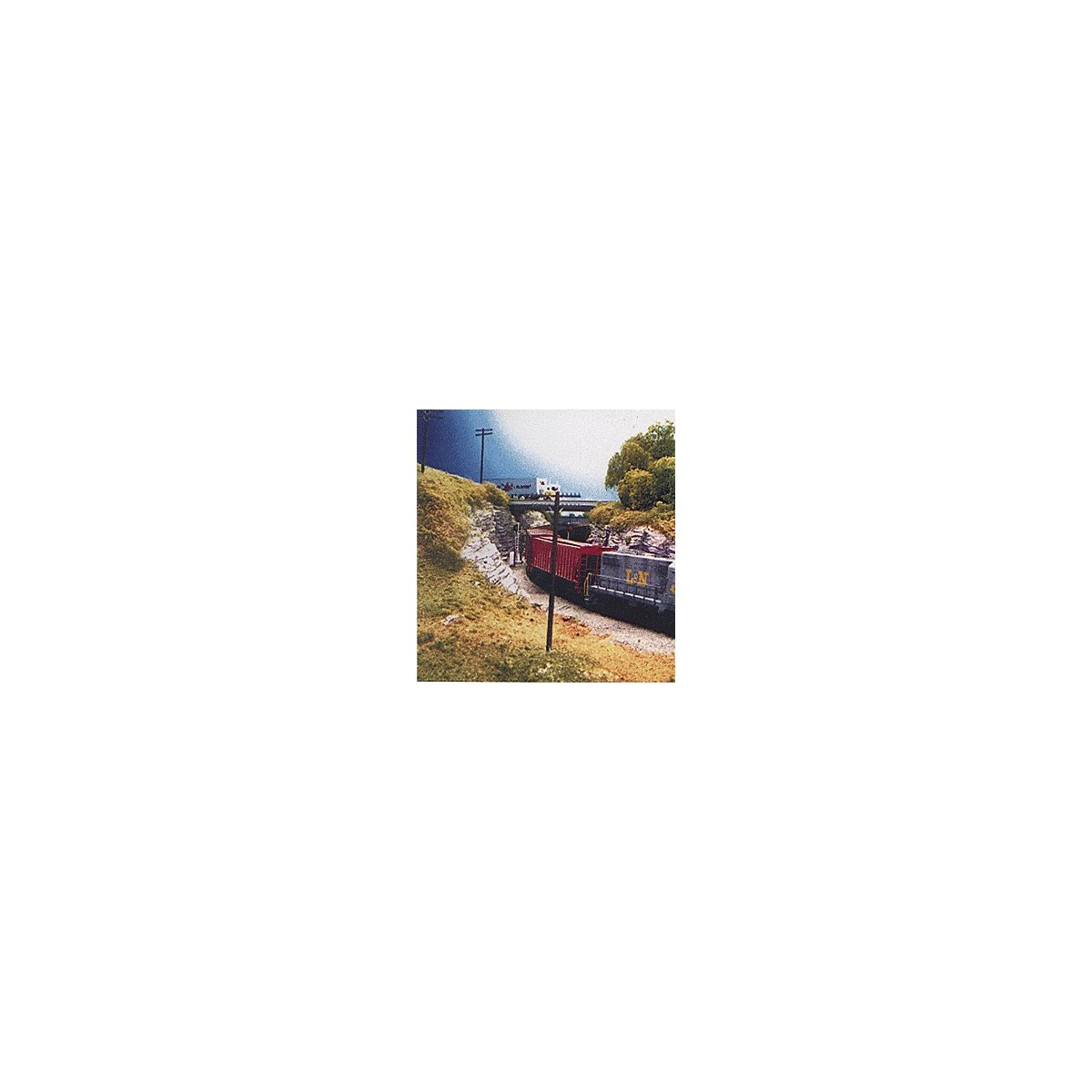Railroad 30 & 40′ Telephone Poles Only (Brown Plastic pkg(36) -- Use w/Crossarms 628-31 or 35 (Both so, HO, Rix Products 30