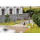 Wrought Iron Fence -- 7-7/8 x 3/4′ 20 x 1.9cm, HO, Faller Gmbh 180004