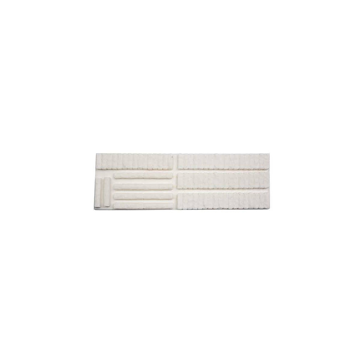 Flexible Vinyl Stone Trim & Abutments -- Large - Use w/214-8268, sold separately, HO, Chooch Enterprises 8271
