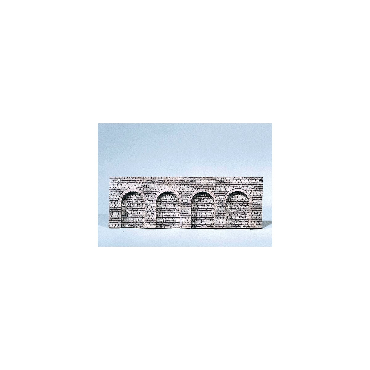 Arcades - Natural Stone w/Round Arch (gray) -- 14-3/4 x 5 x 1/2′ 37 x 12.5 x 1.2cm, HO, Faller Gmbh 170838