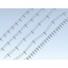 Iron Fence w/Concrete Posts -- 4m Steel Wire, 80 Concrete Pillars, HO, Faller Gmbh 180432