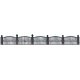 Wrought Iron Fence w/Brick Posts -- 25-1/2′ 65cm, HO, Busch Gmbh & Co Kg 6016