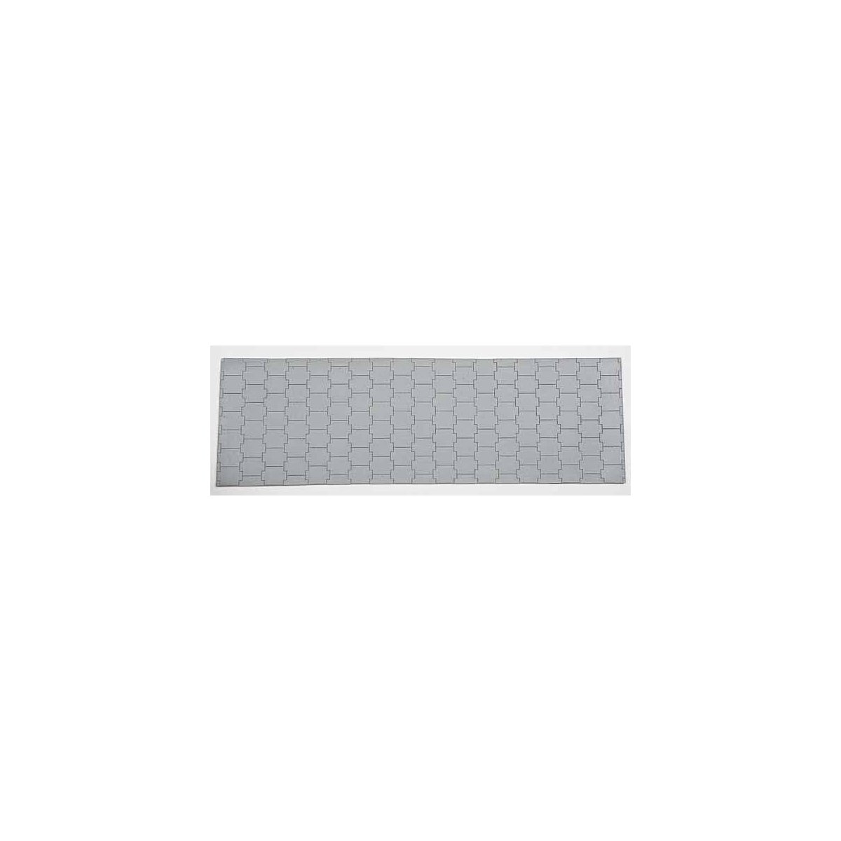 Flexible Vinyl Wall -- Modern Concrete Cruciform (Cross-shaped) Pattern 11-7/8 x 3-3/4′ 30.1 x, HO, Chooch Enterprises 8598