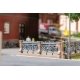 Villa Fence -- Kit - 76-1/4′ 193.6cm Total (gray), HO, Faller Gmbh 180426