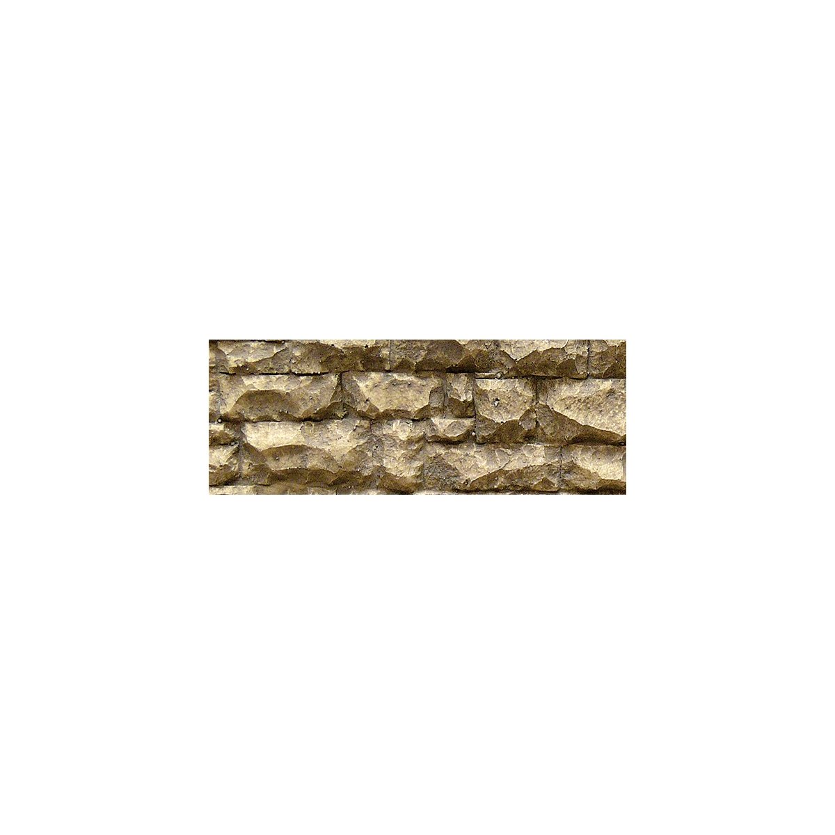 Flexible Random Stone Wall w/Self-Adhesive Backing -- Large Stones - 13 x 3-1/2′ 33 x, All Scales, Chooch Enterprises 8254