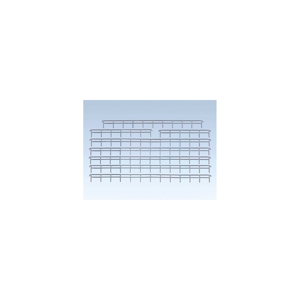 Iron Railing, Era I -- 39-3/16′ 99.6cm Total Length, N, Faller Gmbh 272404