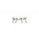 Palm Trees -- 1-3/4′ 4.5cm Tall pkg(4), All Scales, Noch Gmbh & Co 21973