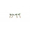 Palm Trees -- 1-3/4′ 4.5cm Tall pkg(4), All Scales, Noch Gmbh & Co 21973