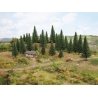 Tall Fir Trees -- 6-5/16 - 7-1/2′ 16-19cm Tall pkg(10), All Scales, Noch Gmbh & Co 26822