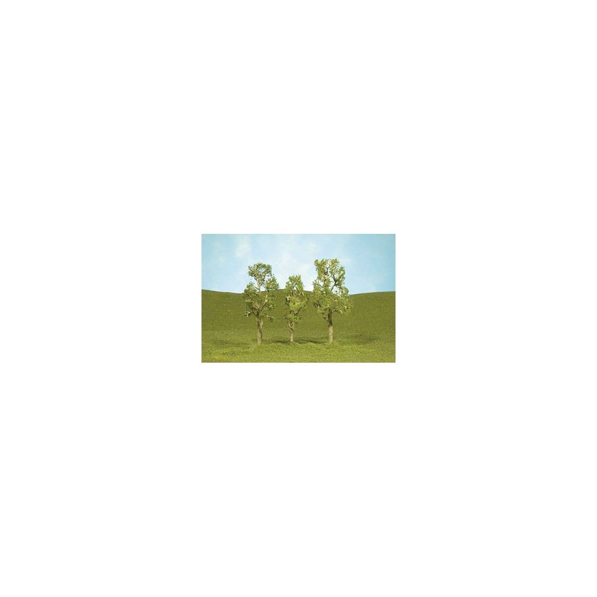 SceneScapes(TM) Layout-Ready Trees -- Aspen Trees 8′ pkg(2), O, Bachmann Industries 32210