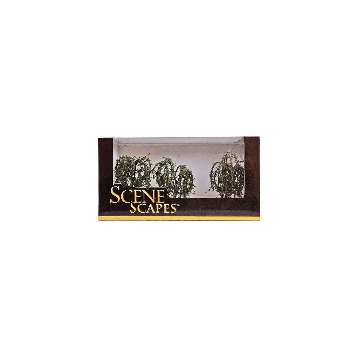 Willow Trees - SceneScapes(TM) -- 3 - 3-1/2′ 7.6 - 8.9cm pkg(3), HO, Bachmann Industries 32014