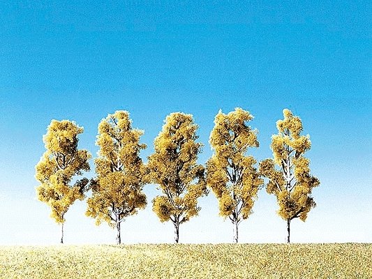 Birch Trees -- Small 2-3/16′, All Scales, Faller Gmbh 181486
