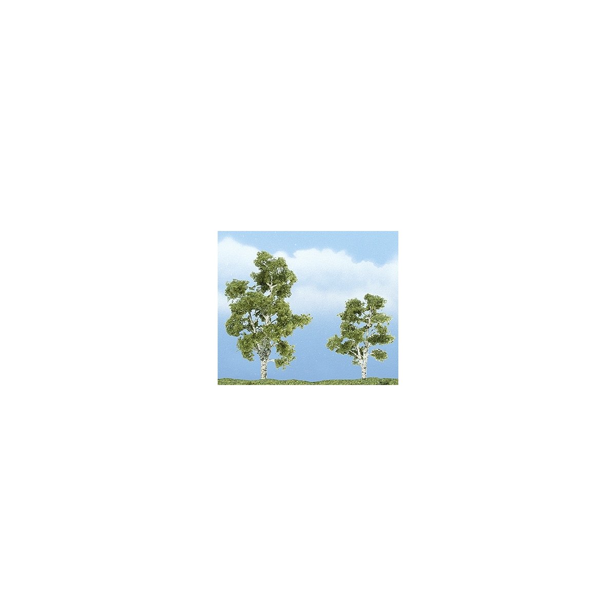Ready Made Premium Trees(TM) - Deciduous -- Sycamore - 1 Each 2-7/8 & 2-3/8′ 7.3 & 6cm, All Scales, Woodland Scenics 1603