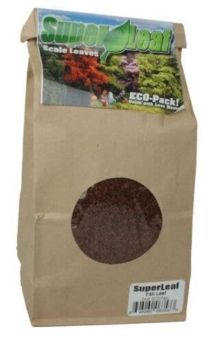 SuperLeaf Scale Model Leaf Flake 24oz ECO-Pak -- Fall, All Scales, Scenic Express 6353