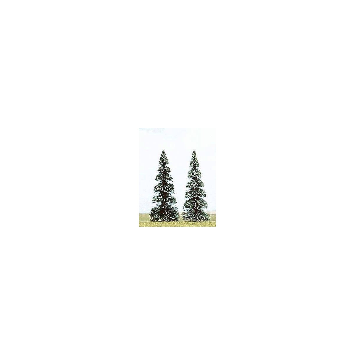 Pine Trees -- 2-15/16′ 7.5cm pkg(2), All Scales, Busch Gmbh & Co Kg 6102
