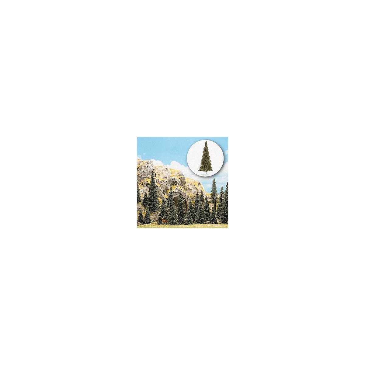 Pine Trees -- pkg(30), All Scales, Busch Gmbh & Co Kg 6471