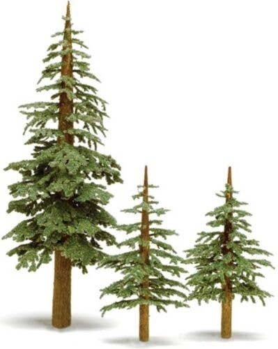 Lodgepole Pine Trees -- 5 to 7′ 15.2 to 20.3cm pkg(2), All Scales, Grand Central Scenery T37