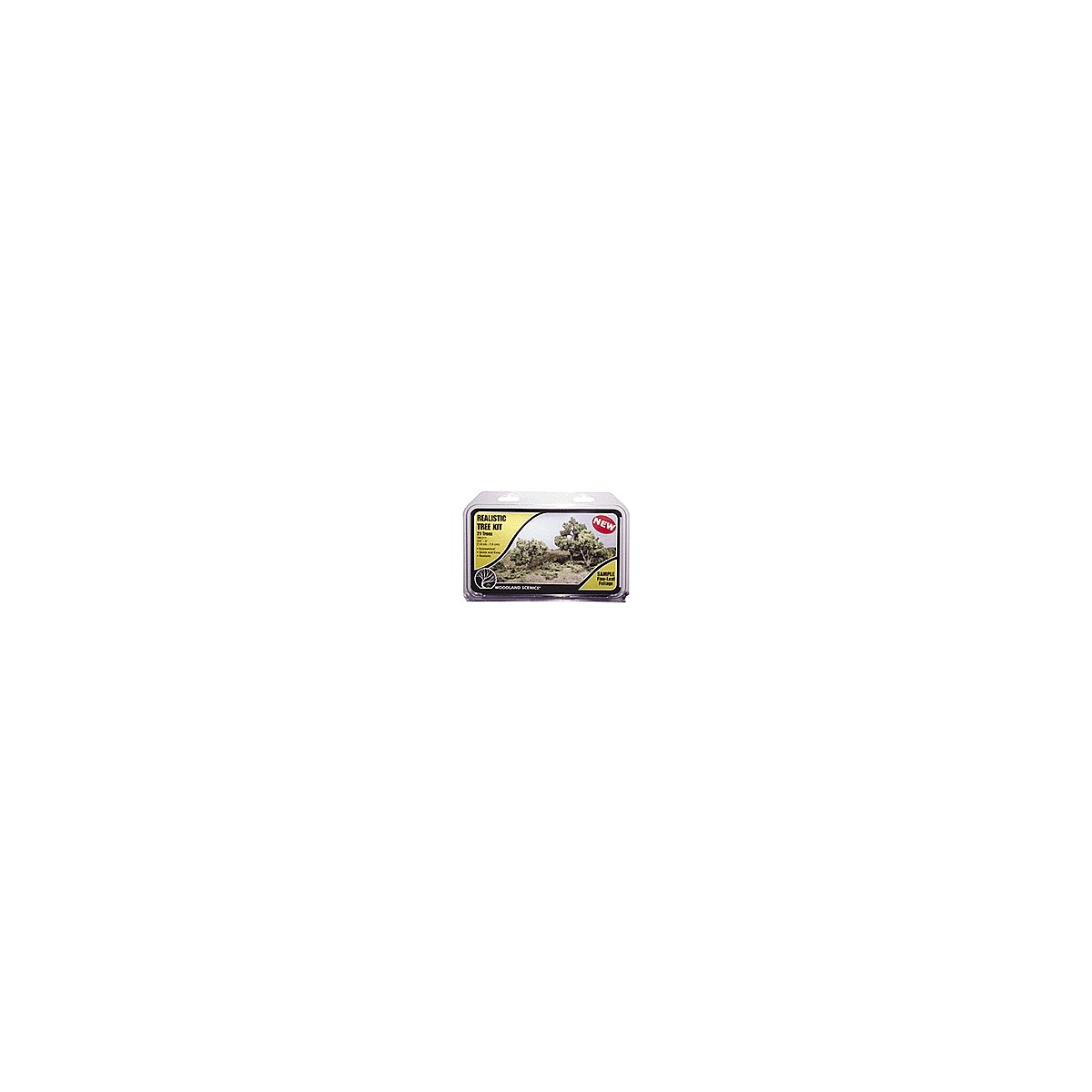 Realistic Trees Kits(TM) - Green Deciduous -- Medium Green - 3/4 to 3′ 1.9 to 7.6cm Tal, All Scales, Woodland Scenics 1111