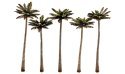 Large Palm Trees - Woodland Classics(TM) Ready Made Trees(TM) -- 4-3/4 to 5-1/4′ 12.1 t, All Scales, Woodland Scenics 3598