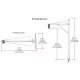Just Plug(R) Traffic Lights -- Mast-Arm pkg(4), HO, Woodland Scenics 5653