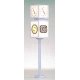Illuminated Clock -- With DB/S Bahn Signs, 2-1/8′ High, HO, Brawa Modellspielwaren 5294