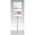 Illuminated Clock -- With DB/S Bahn Signs, 2-1/8′ High, HO, Brawa Modellspielwaren 5294