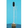 General Railway Signal Style D Block Signal - Assembled -- 3-Aspect w/Individual Visors, HO, Details West 938
