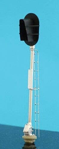 Union Switch & Signal Block Signal - Assembled -- 3 Aspect w/Snow Shield, HO, Details West 940