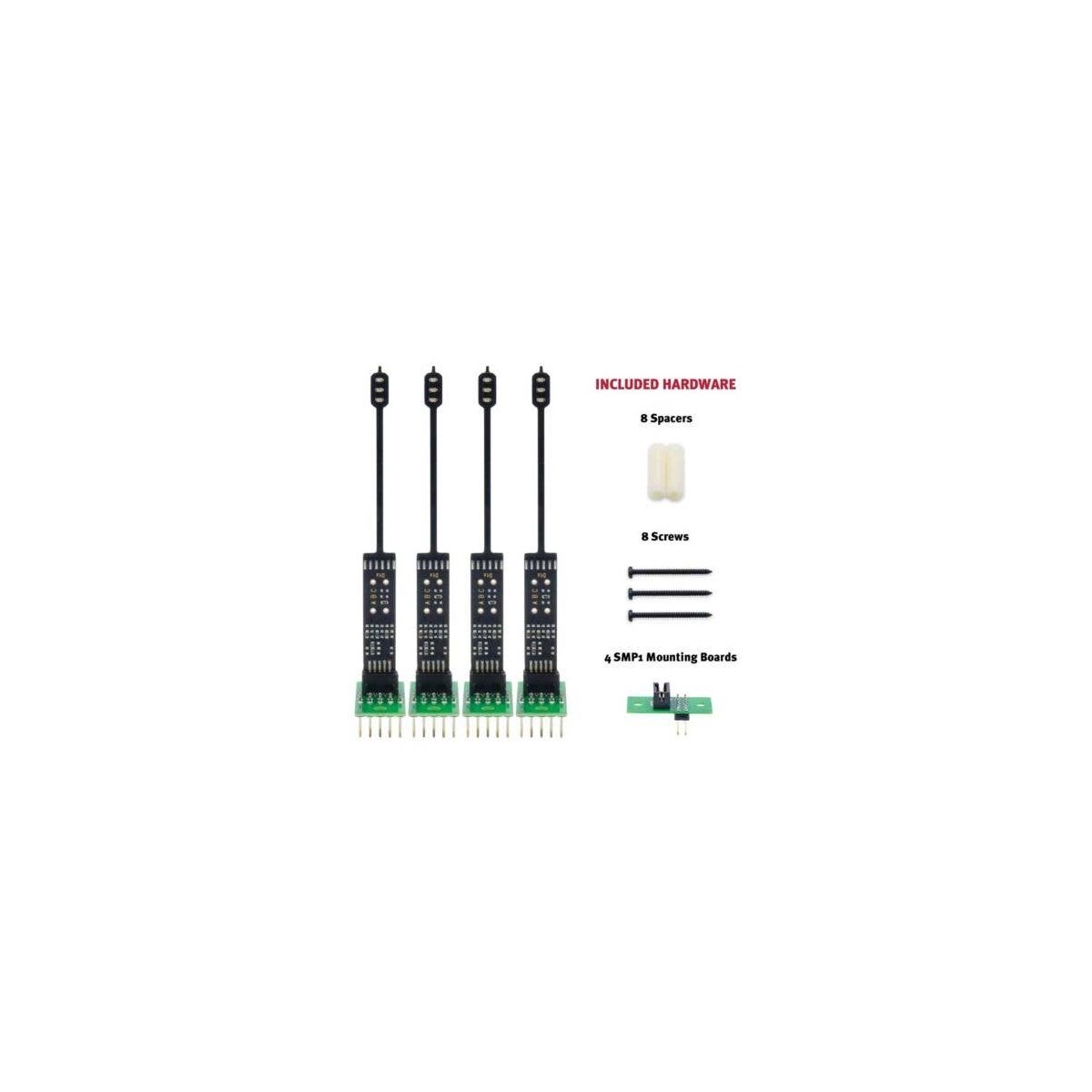 SN2AB Mainline Signaling Kit -- Includes 2 Single-Head A Signals, 2 Single-Head B Signals, 4 SMP1 Mounts, N, Digitrax SN2AB
