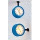 Illuminated Clock -- Wall, HO, Brawa Modellspielwaren 5261