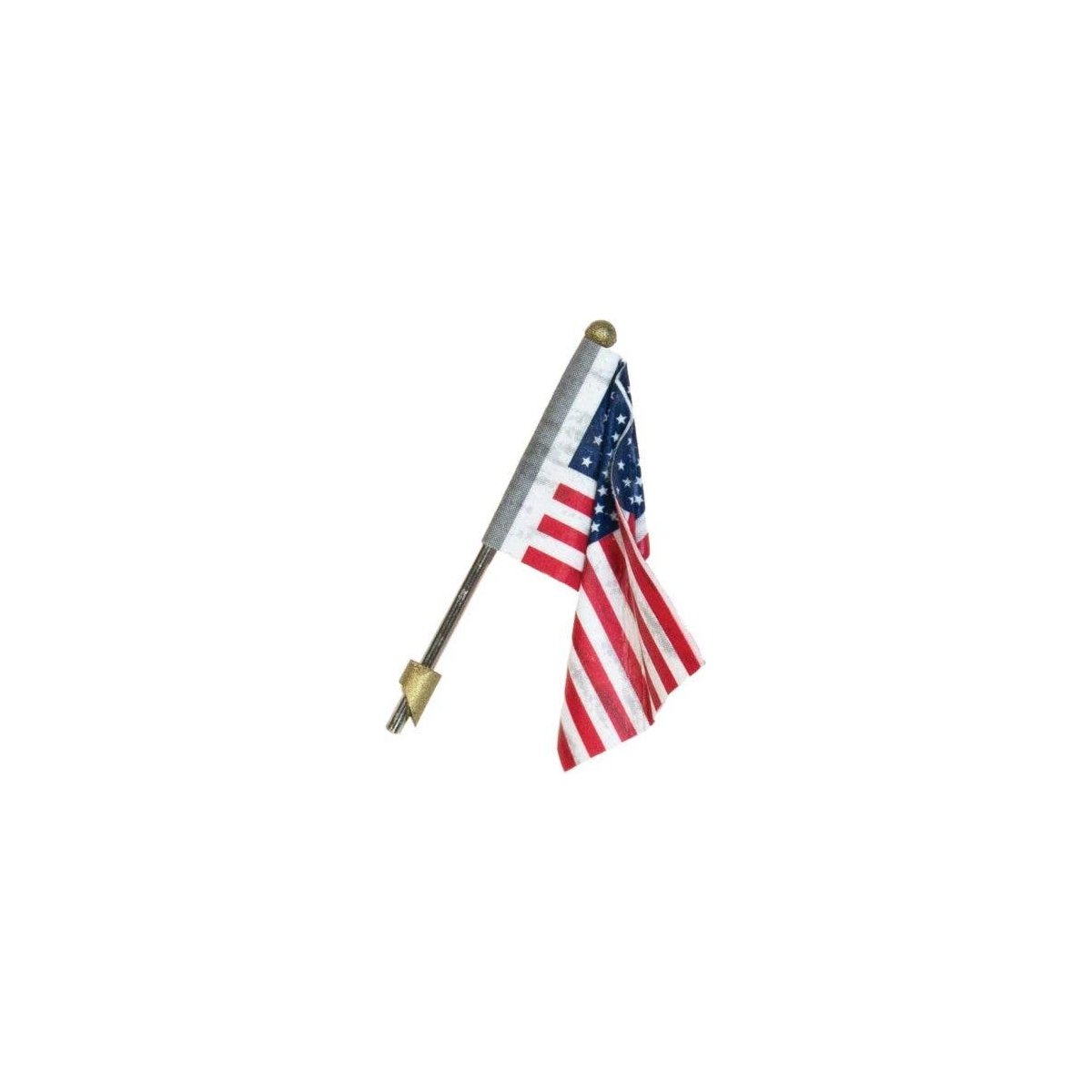 Wall-Mount U.S. Flag - Just Plug(TM) -- Medium - 1-3/8′ 3.5cm, All Scales, Woodland Scenics 5954