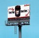 Laser-Cut Wood Billboards (1 Billboard Frame, Lamp Shades & Two Signs) -- Pylon 1960s - Present, N, Blair Line 1434