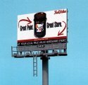 Laser-Cut Wood Billboards (1 Billboard Frame, Lamp Shades & Two Signs) -- Pylon 1960s - Present, N, Blair Line 1434