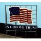 Laser-Cut Wood Billboards - Small for Z, N & HO -- Patriotic US Flag - Includes 4 Slogans, All Scales, Blair Line 1520