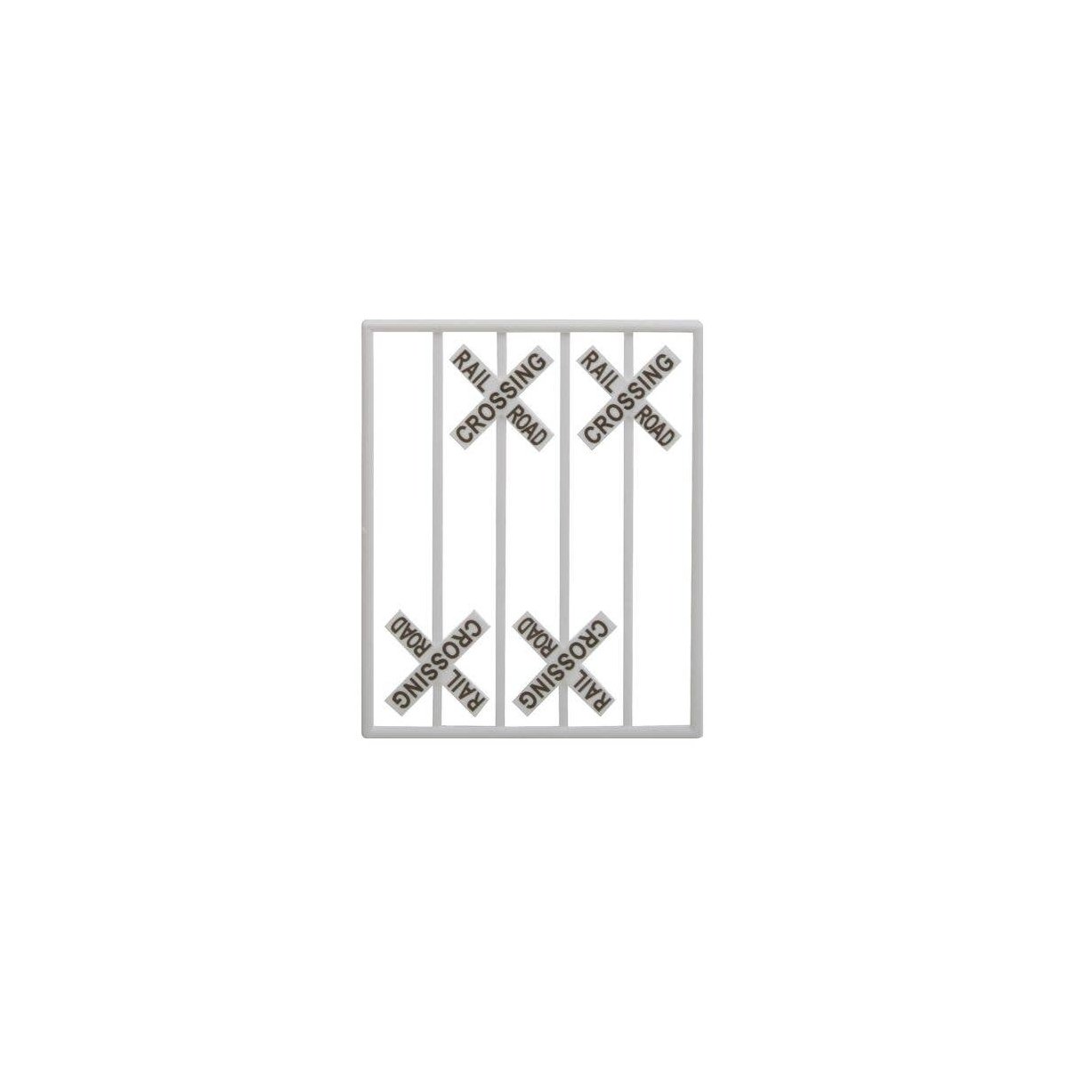Crossbucks -- 90-Degree Shape pkg(8), O, Tichy Train Group 2063