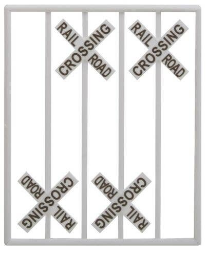 Crossbucks -- 90-Degree Shape pkg(8), O, Tichy Train Group 2063