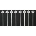 Whistle Post Signs pkg(32) -- Steam Era Early, Diamond Style, HO, Tichy Train Group 8182