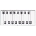 Speed Limit Signs pkg(16) -- Low Speeds, HO, Tichy Train Group 8259