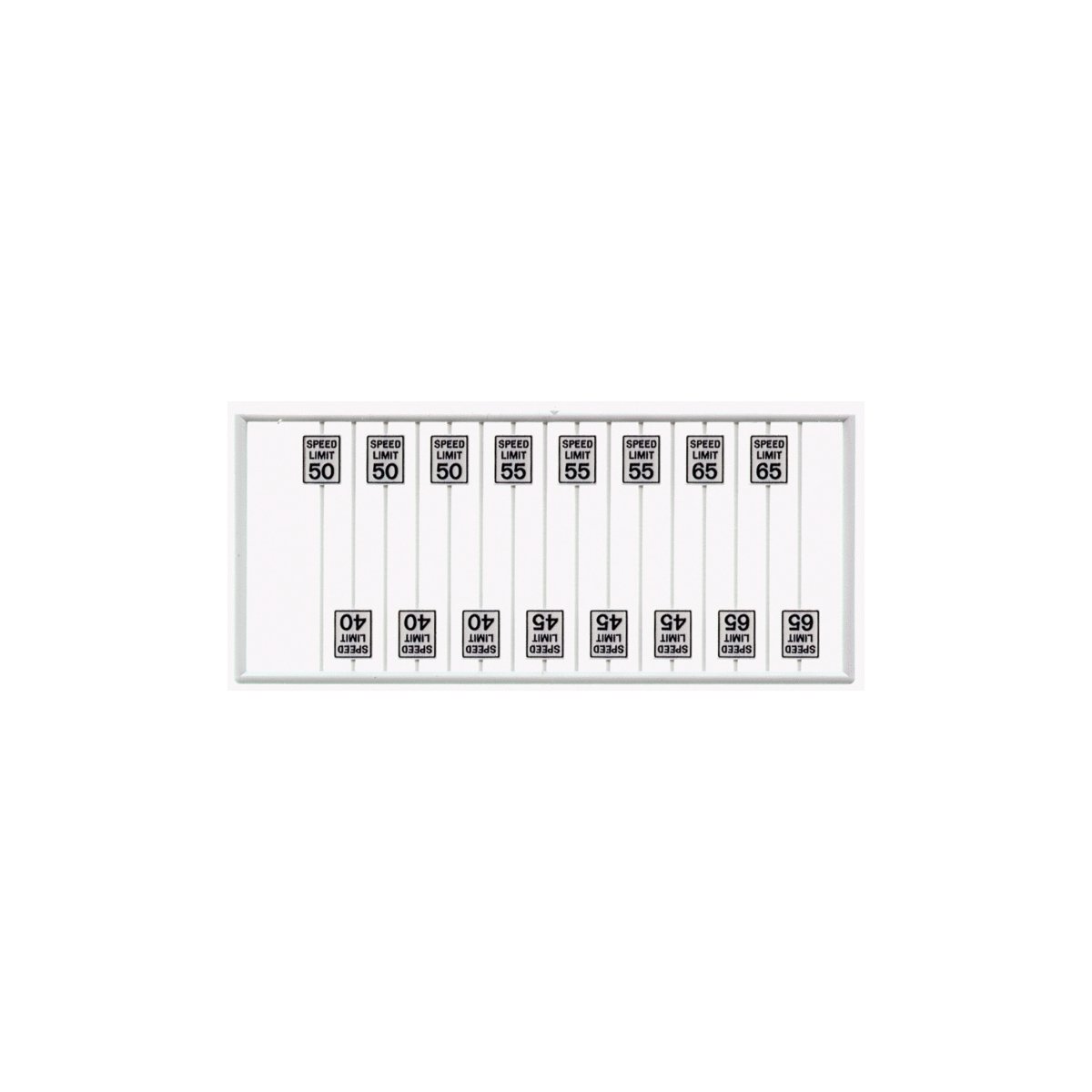 Speed Limit Signs pkg(16) -- High Speeds, HO, Tichy Train Group 8260