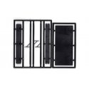 Blank Billboard - Kit -- Unpainted (black), HO, Tichy Train Group 8294