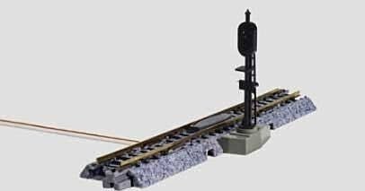 Automatic 3 Color Signal SX with 2-1/2′ 64mm Straight - Unitrack -- Left-Handed, N, Kato USA Inc 206061
