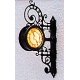 Illuminated Clock -- Historic Wall Clock - Baden-Baden, HO, Brawa Modellspielwaren 5361