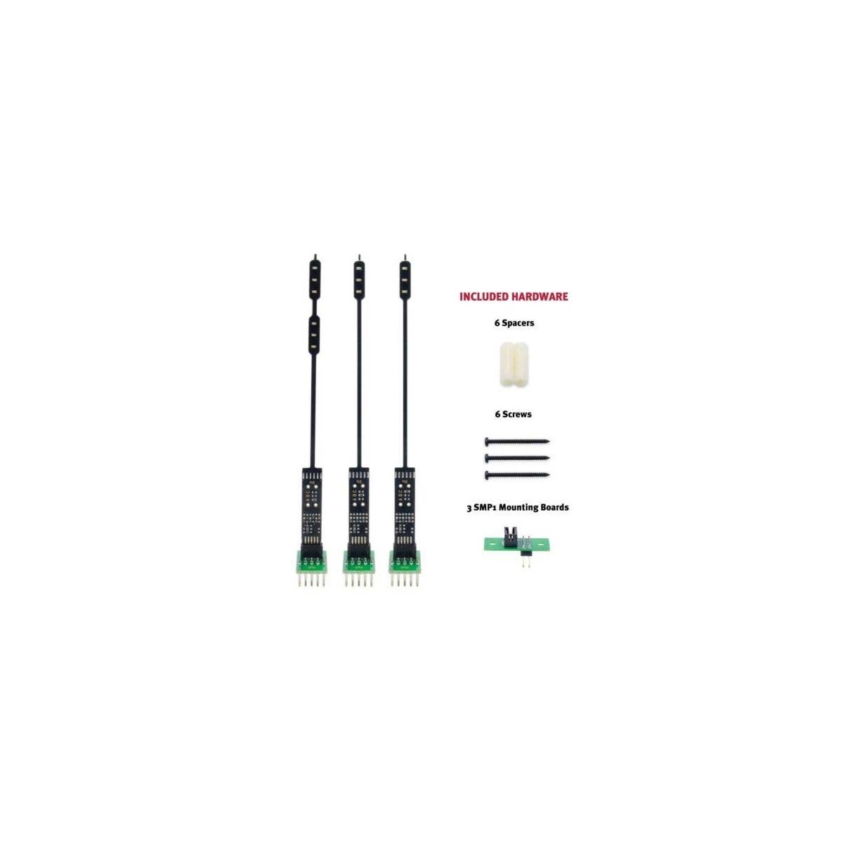 SHABC Turnout Signaling Kit -- Includes 1 Dual-Head and 2 Single-Head Signals, 3 SMP1 Mounting Brackets, HO, Digitrax SHABC