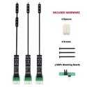 SHABC Turnout Signaling Kit -- Includes 1 Dual-Head and 2 Single-Head Signals, 3 SMP1 Mounting Brackets, HO, Digitrax SHABC