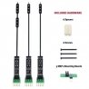 SHABC Turnout Signaling Kit -- Includes 1 Dual-Head and 2 Single-Head Signals, 3 SMP1 Mounting Brackets, HO, Digitrax SHABC